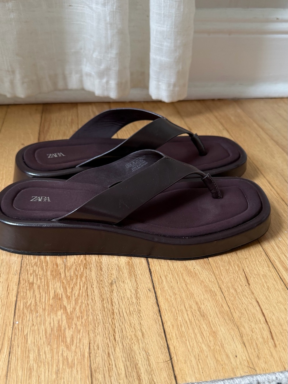 Zara Flat Strap Sandals - Picture 7 of 8